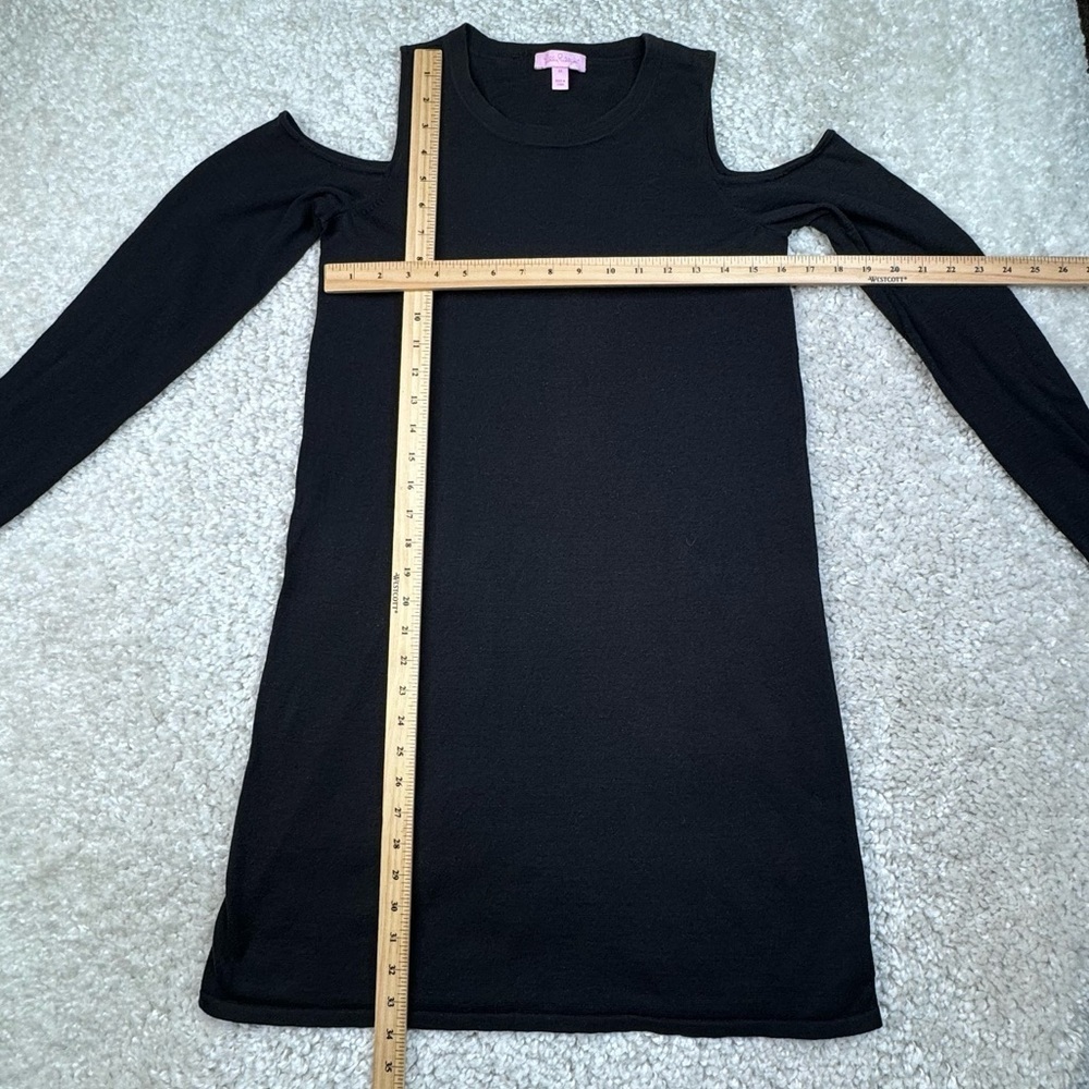 Lilly Pulitzer size M knit cold shoulder sweater dress preppy coastal resort - Picture 10 of 10